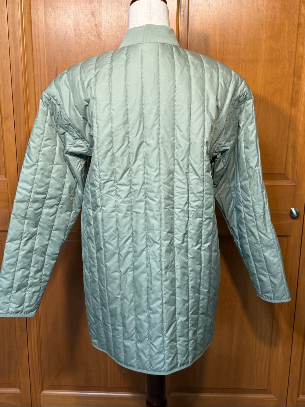 Columbia Peony Park Green Quilted Overshirt Puffer Jacket - Picture 6 of 13